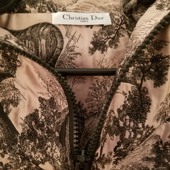 Dioriviera Short-Sleeved Cropped Anorak with Hood - Picture 3 of 4